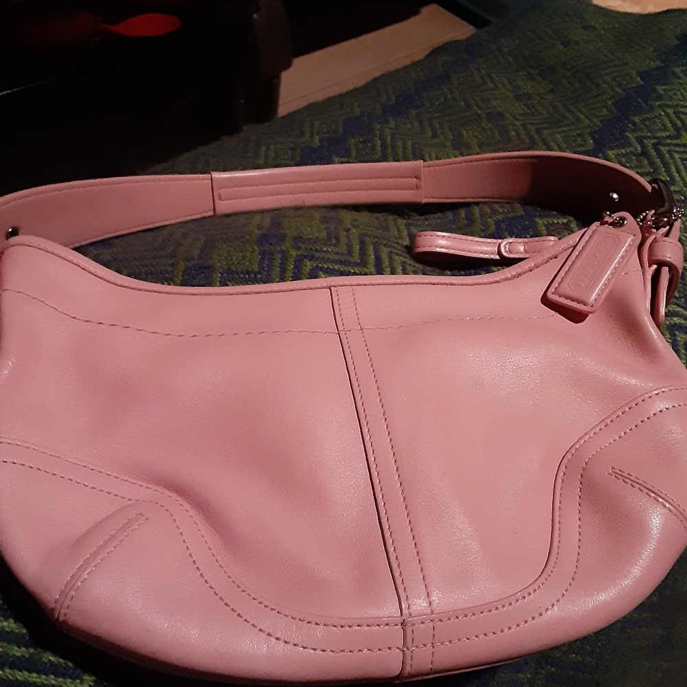 Coach purse pink